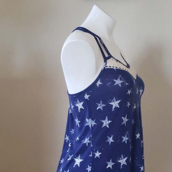 Blue boho top - Picture 4 of 4